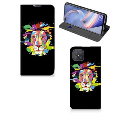 OPPO Reno4 Z 5G Magnet Case Lion Color OPPO Reno4 Z 5G Magnet Case Lion Color