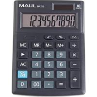 Maul MC 10 Bureaurekenmachine Zwart Aantal displayposities: 10 werkt op batterijen, werkt op zonne-energie (b x h x d) 137 x 31 x 103 mm - thumbnail