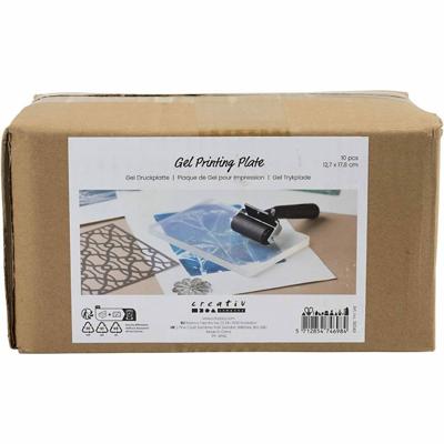 Creativ Company Geldrukplaat, afm 12,7x17,8x1 cm, mat transparant, 10 stuk/ 1 doos Creativ Company Geldrukplaat, afm 12,7x17,8x1 cm, mat transparant, 10 stuk/ 1 doos