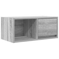 Tv-meubelen 2 st 60x31x25,5 cm bewerkt hout grijs sonoma eiken - thumbnail