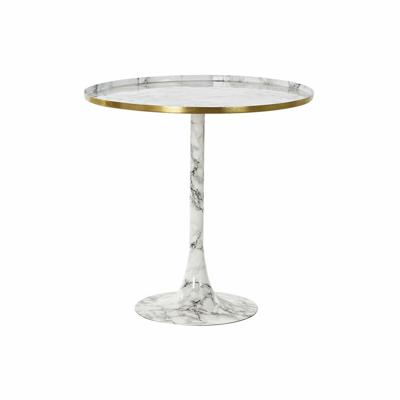 Wandtafel DKD Home Decor Wit Gouden Aluminium 51 x 51 x 51 cm