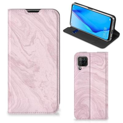 Huawei P40 Lite | Standcase | Marble Pink - Origineel Cadeau Vriendin