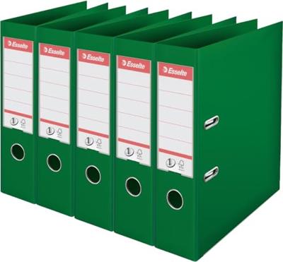 Esselte ordner Power N°1, rug van 7,5 cm, groen, pak van 5 stuks Esselte ordner Power N°1, rug van 7,5 cm, groen, pak van 5 stuks