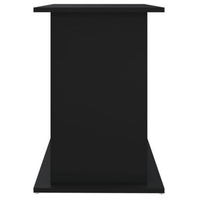 Aquariumstandaard 101x41x58 cm bewerkt hout zwart - thumbnail