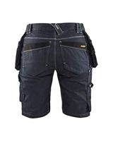 Blåkläder Dames Short Denim Stretch X1900 79921141 | Marineblauw/Zwart | Maat 48 - 7330509656761 - thumbnail
