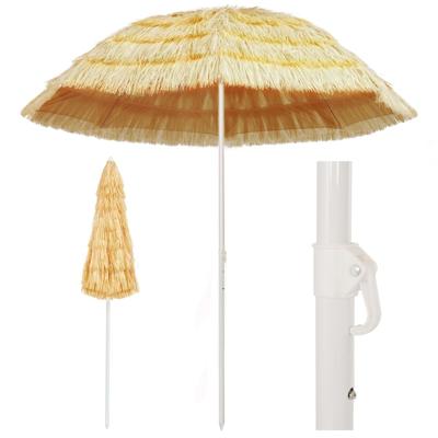 VidaXL Strandparasol hawaï stijl 240 cm naturel