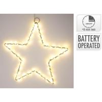 LED Ster 30 cm Zilver - thumbnail