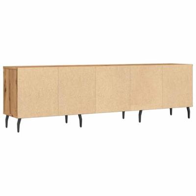 Tv-meubel 150x30x44,5 cm bewerkt hout artisanaal eikenkleur