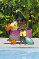 Bestway Opblaasbare Figuur Tucan met Handvatten 141x113 cm +3 Jaar Strand en Zwembad 41504 - thumbnail