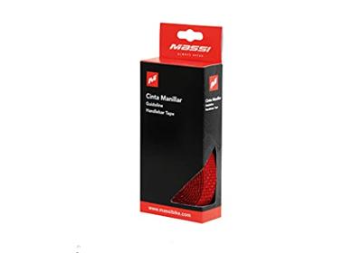 Massi Carbon Gel Elite Stuurlint - Rood
