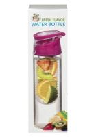 Fresh Flavor Water bottle roze (700 ml) - thumbnail