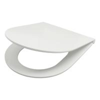 Wiesbaden Flatline toiletzitting softclose en quick release glans wit - thumbnail