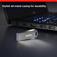 SanDisk Ultra Luxe USB-stick 256 GB Zilver SDCZ74-256G-G46 USB-A 3.2 Gen 1 - thumbnail