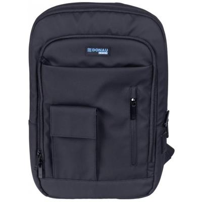 Donau Travel rugzak Rome, 9 l, 13,3 inch, zwart