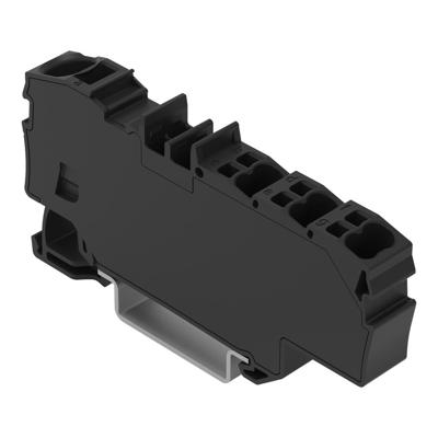 WAGO 2006-8035 Verdeler-serieklem Cage Clamp-aansluiting Zwart 12 stuk(s)