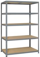 Avasco rek Strong 265, ft 196 x 120 x 50 cm, 5 legborden, gegalvaniseerd - thumbnail