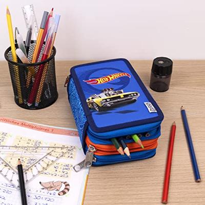 Undercover 3-vaks gevulde etui hot wheels