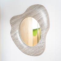 By-Boo Organische Spiegel 'Muna' Marmer, 47 x 40cm - thumbnail