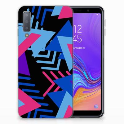 Samsung Galaxy A7 (2018) | TPU Hoesje | Funky Triangle