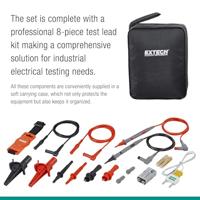 Extech Extech EX505A-K Multimeter Digitaal CAT IV 600 V Weergave (counts): 6000 - thumbnail