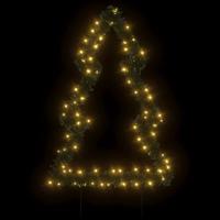 VidaXL Kerstverlichting kerstboom met grondpinnen 80 led&apos;s 60 cm - thumbnail