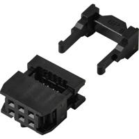 TRU COMPONENTS TC-13537784 Pinconnector Met trekonlasting Rastermaat: 2.54 mm Totaal aantal polen: 6 Aantal rijen: 2 1 stuk(s) - thumbnail