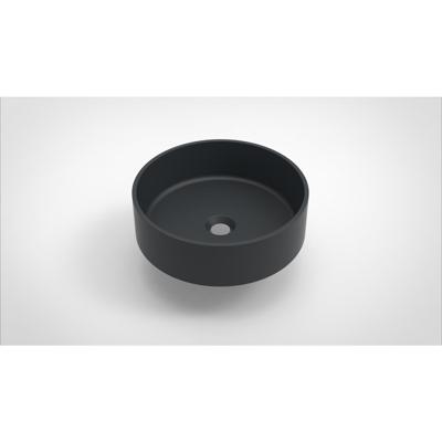 Opbouw Waskom Arcqua Case Rond 40 cm Mat Antraciet Arcqua