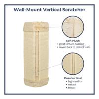 TRIXIE KRABPLANK HOEKMODEL BRUIN 32X60 CM - thumbnail