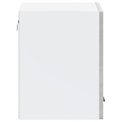 Keukenwandkast Porto bewerkt hout betongrijs