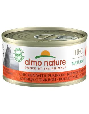 Almo Nature HFC Natural Kip & Pompoen - Natvoer 70g