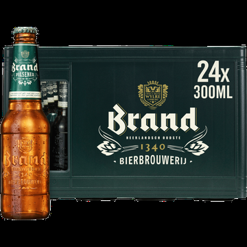 Brand Pilsener Bier 24 x 300ml Krat bij Jumbo