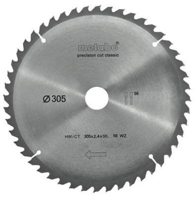 Metabo 628064000 Cirkelzaagblad 305 mm 1 stuk(s)