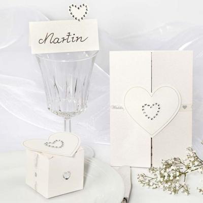 Creativ Company Naamkaarten, afm 8x8,5 cm, 120 gr, wit, 20 stuk/ 1 doos