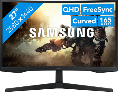 Samsung 27" Odyssey G5 G55C QHD 165Hz Gaming Monitor