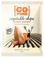 Chips sweet potato tomato & rosemary bio 80 Gram - thumbnail