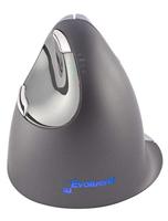 Evoluent Vertical Mouse 4 VM4R Ergonomische muis USB Optisch Zwart, Zilver 6 Toetsen 2800 dpi Ergonomisch - thumbnail