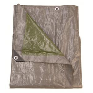 Afdekzeil 5 x 8 meter grijs/groen 140 gr/m2 Afdekzeil 5 x 8 meter grijs/groen 140 gr/m2
