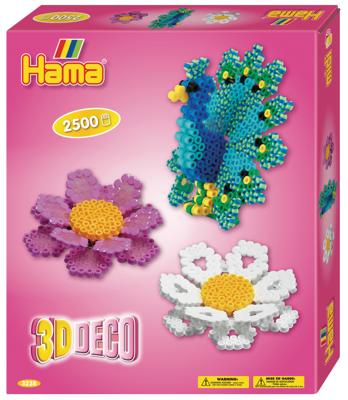 Hama Strijkkralen 3D Deco 2500 Stuks