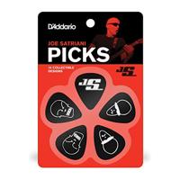 D&apos;Addario 1CBK4-10JS Joe Satriani plectrums zwart medium (10 st) - thumbnail