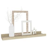 Wandschappen 2 st 40x9x3 cm sonoma eikenkleurig - thumbnail