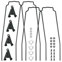 Sks Spatbordstangenset bluemels style 65mm compleet - thumbnail