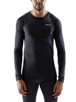 Craft 1909711 Core Wool Merino Set Men - Black Melange - XXL