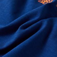 Kindershirt met korte mouwen 140 donkerblauw - thumbnail