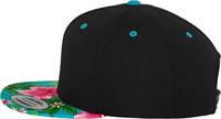 Flexfit FX6089HW Hawaiian Snapback - Black/Aqua (Hawaiian) - One Size - thumbnail