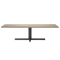 QLiv Cross tafel 240x100 Ash Grey Eiken - thumbnail