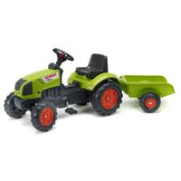 Falk Claas traptractor met aanhanger - thumbnail