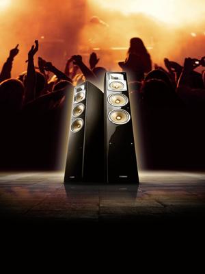 Yamaha NS-F350 3-weg Zwart Bedraad Yamaha NS-F350 3-weg Zwart Bedraad