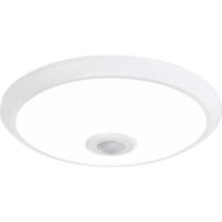 LED Plafondlamp met Sensor en Dag/Nacht Sensor - 20W. 1500lm. 6400K - Wit - thumbnail