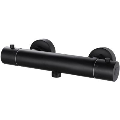 Xellanz Rio Thermostatische Douchemengkraan Mat Zwart - 15 cm