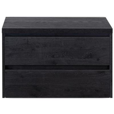 Dante Badmeubelset 80 cm - Black Oak - Wastafelbovenblad